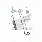 CRF110F Подножка