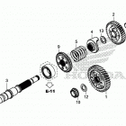 GL1800DA Вал ведущий