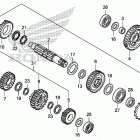 CRF110F Трансмиссия