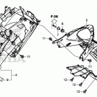 CB500X Задний бампер