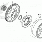 CTX700ND Муфта стартера