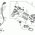 VT1300CX Задний торнозной суппорт 2