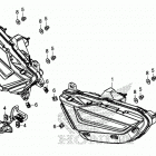 GL1800DA Задний фонарь