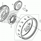 CB500FA Муфта стартера