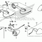 VT1300CX Задний фонарь