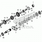 GL1800D Transmission (mainshaft)