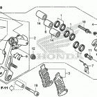 ST1300PA Передний тормозной суппорт левый