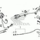 CBR300RA Рычаги,тросы и рулевые переключатели