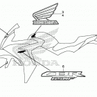 CBR650FA Наклейки 1
