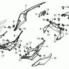 CB500FA Сидение и обтекатели сиденья