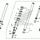 CB650FA Передняя вилка