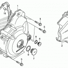 CBR300RA Крышка картера левая