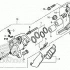 CB300F Передний суппорт