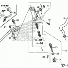 CRF250L Задний тормозной цилиндр
