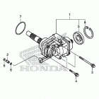 VT1300CX Side gear case