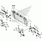 CTX700D Кожух радиатора