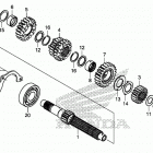 CB500X Transmission (mainshaft)