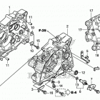 CRF125FB Картер двигателя