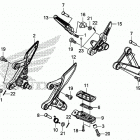 CBR500RA Подножки