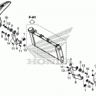 CTX700ND Кожух радиатора