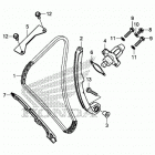 CB500FA Цепь ГРМ и натяжитель