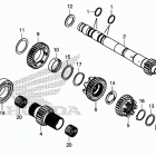 CRF1000D Transmission (mainshaft)