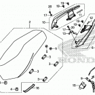 CB500X Seat@rear grip