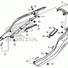CTX700ND Задний обтекатель