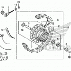 CRF110F Переднее колесо
