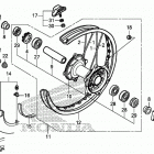 CRF450RX Переднее колесо