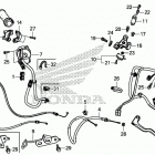CBR650FA Рычаги,тросы и рулевые переключатели