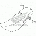 CRF110F Сиденье