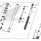 CB500X Передняя вилка