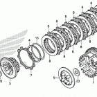CTX700D Сцепление