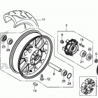 CB500FA Переднее колесо