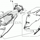 CBR1000S2 Задний обтекатель