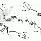 CTX700D Задний фонарь
