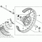 CRF110F Переднее колесо
