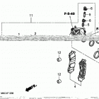 GL1800DA Передний тормоз правый
