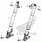 CBR1000S2 Передняя вилка