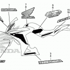 CBR650FA Наклейки