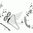 CBR650FA Цепь ГРМ и натяжитель