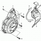 CBR500RA Крышка генератора
