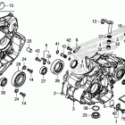 CRF450RX Картер двигателя