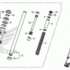 NC700JD Передняя вилка