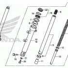 CB300F Передняя вилка