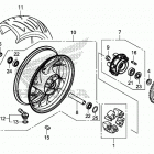 CB650FA Переднее колесо