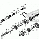 GL1800DA Transmission (mainshaft)