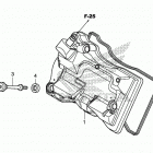 CTX700D Крышка головки цилиндров
