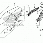CB650FA Seat@rear cowl